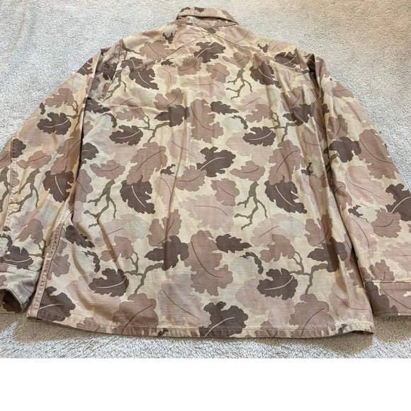 3sixteen Men Small Made USA Camo Button Up Shirt Jacket Classic Workwear Utility - Picture 13 of 16